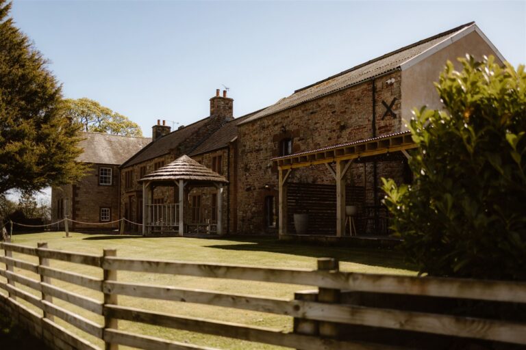 Exterior image of the side of Eden Barn Wedding Venue